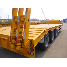 Cimc Trailer Truck Loading Excavator Loader Low Bed Trailer